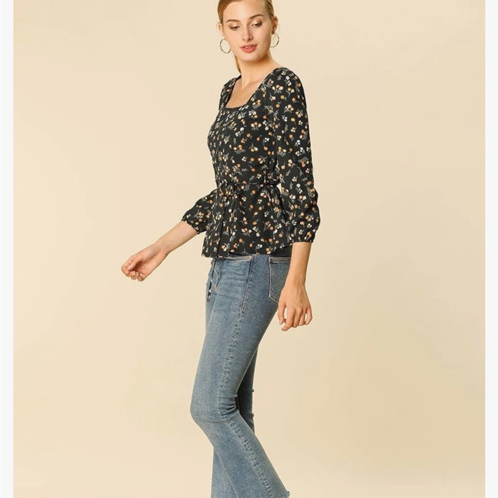NWT Allegra k floral top